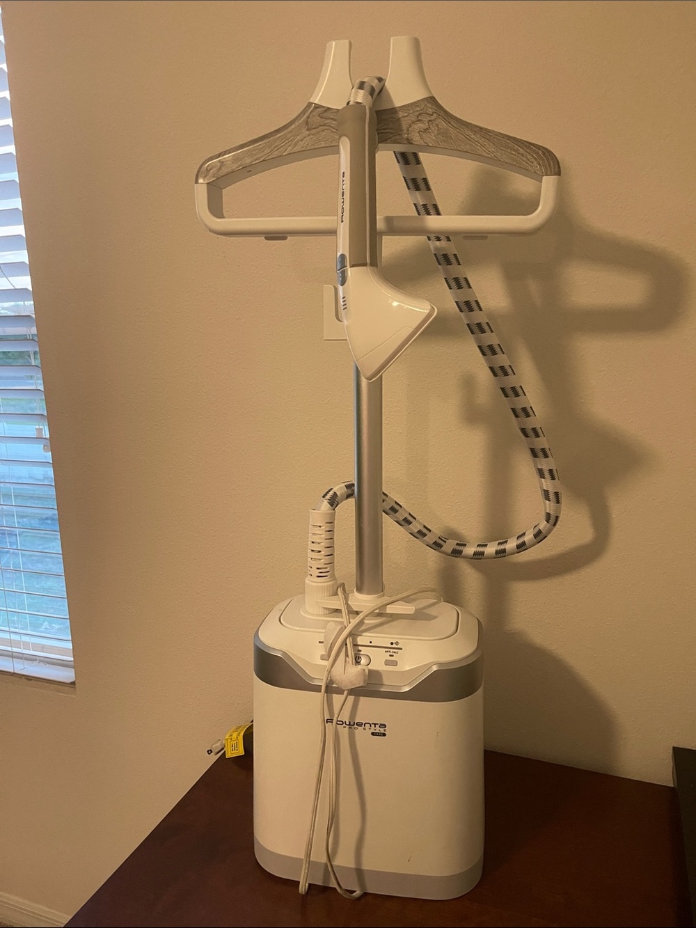Rowenta White and Gray Garment Steamer Pro Style